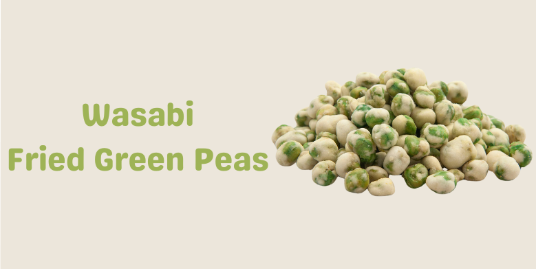 Wasabi Flavored Fried Green Peas