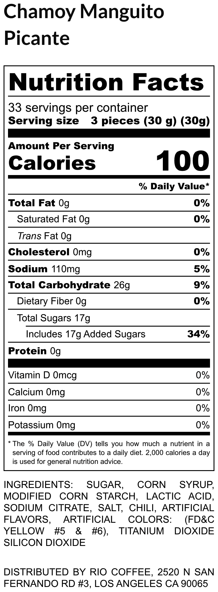 Chamoy Manguito Picante!