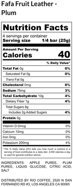 Fafa Fruit Leathers