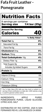 Fafa Fruit Leathers
