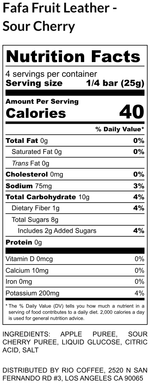 Fafa Fruit Leathers