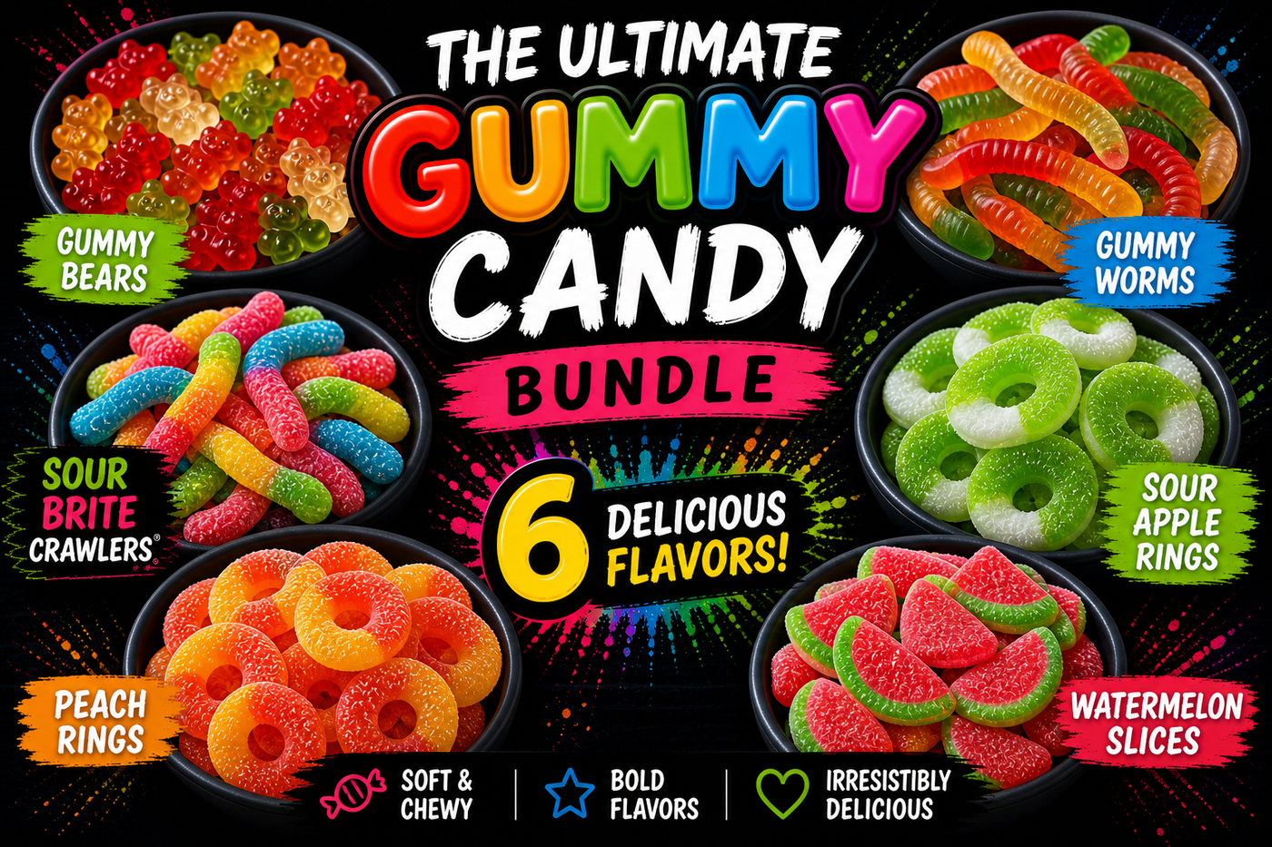 The Ultimate Gummy Candy Bundle