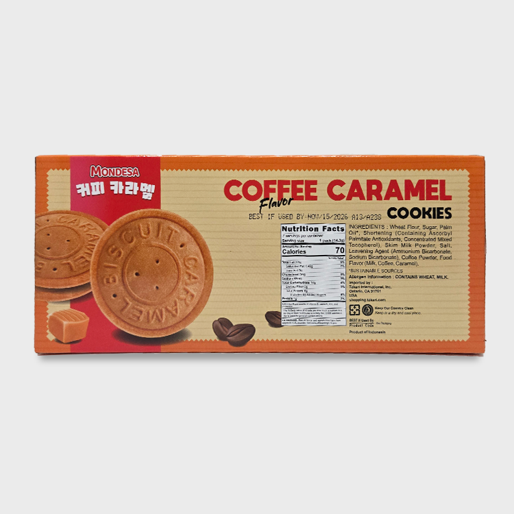 Mondesa Coffee Flavor Caramel Cookies