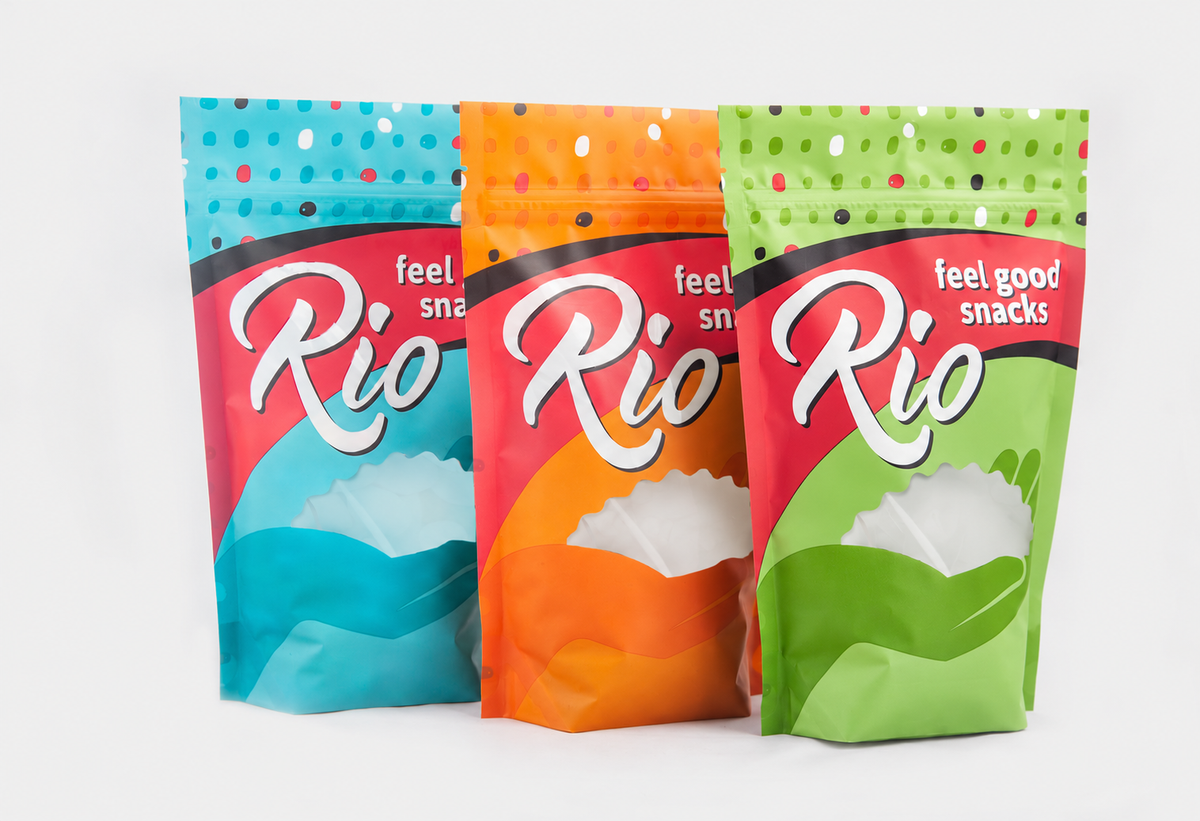 Rio three-pack: blue, orange and green bags