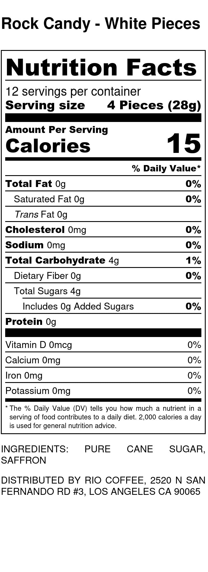 Rock Candy - White Pieces